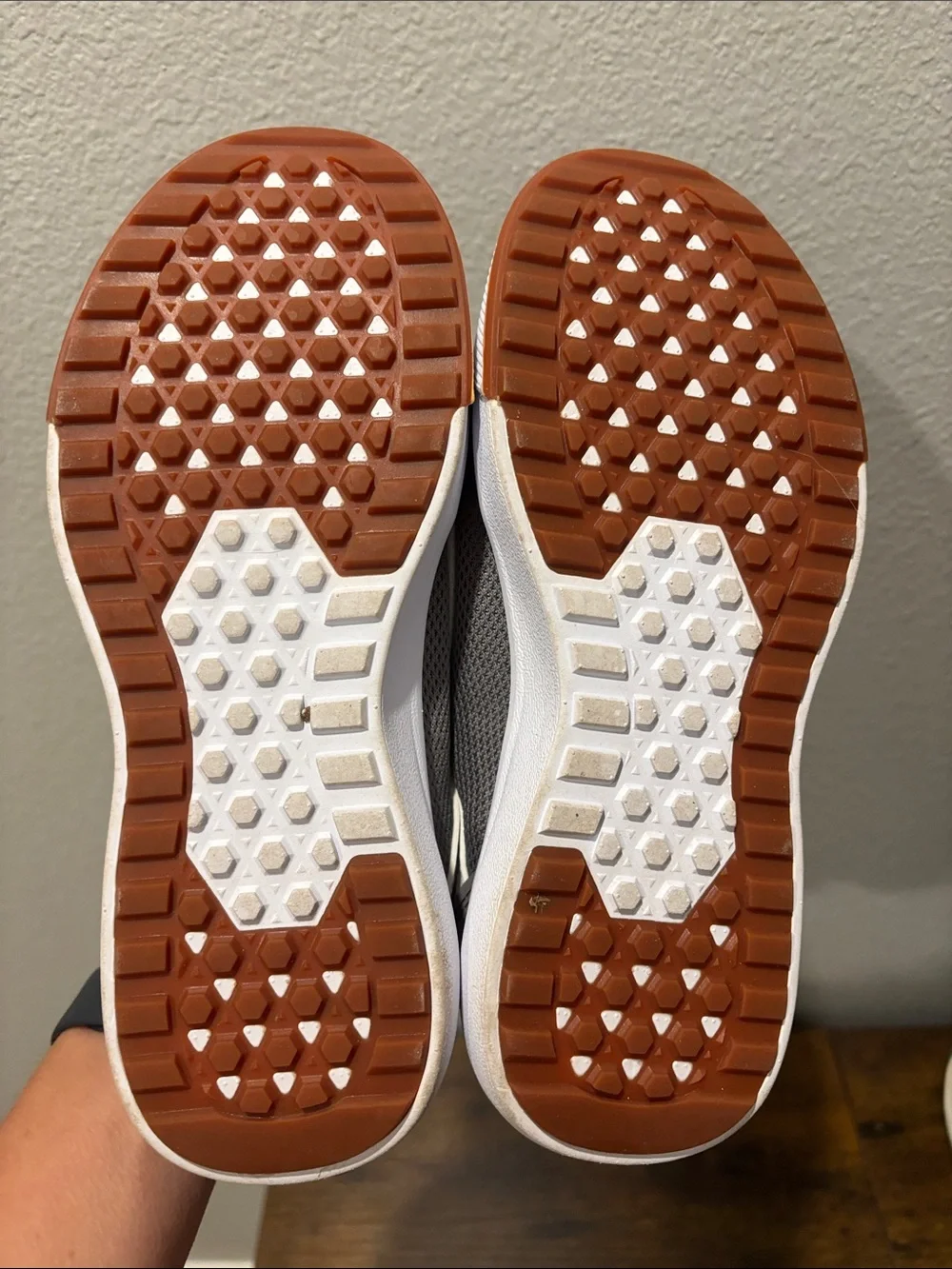 Vans Gray and White Low-Top Youth Sneakers